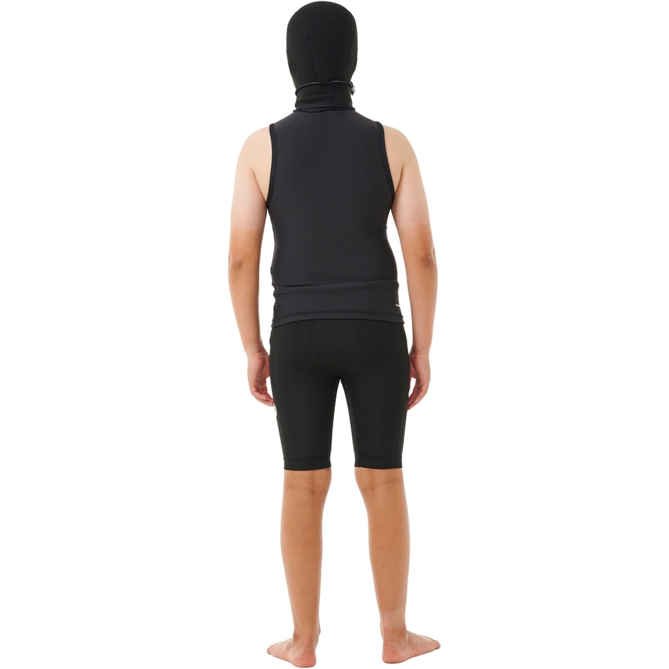 2026 Rip Curl Junior Fbomb Polypro Hooded Vest 117BWJ - Black